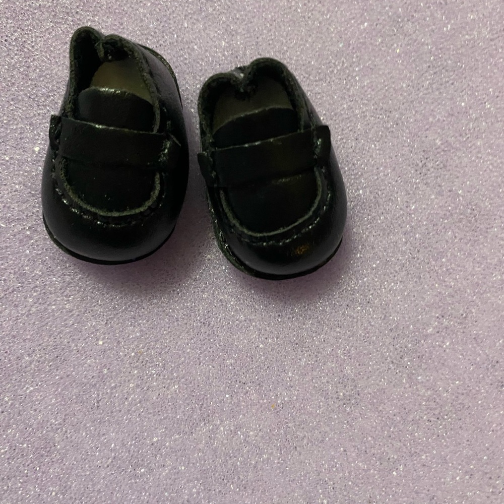Classic Black Labubu Loafers